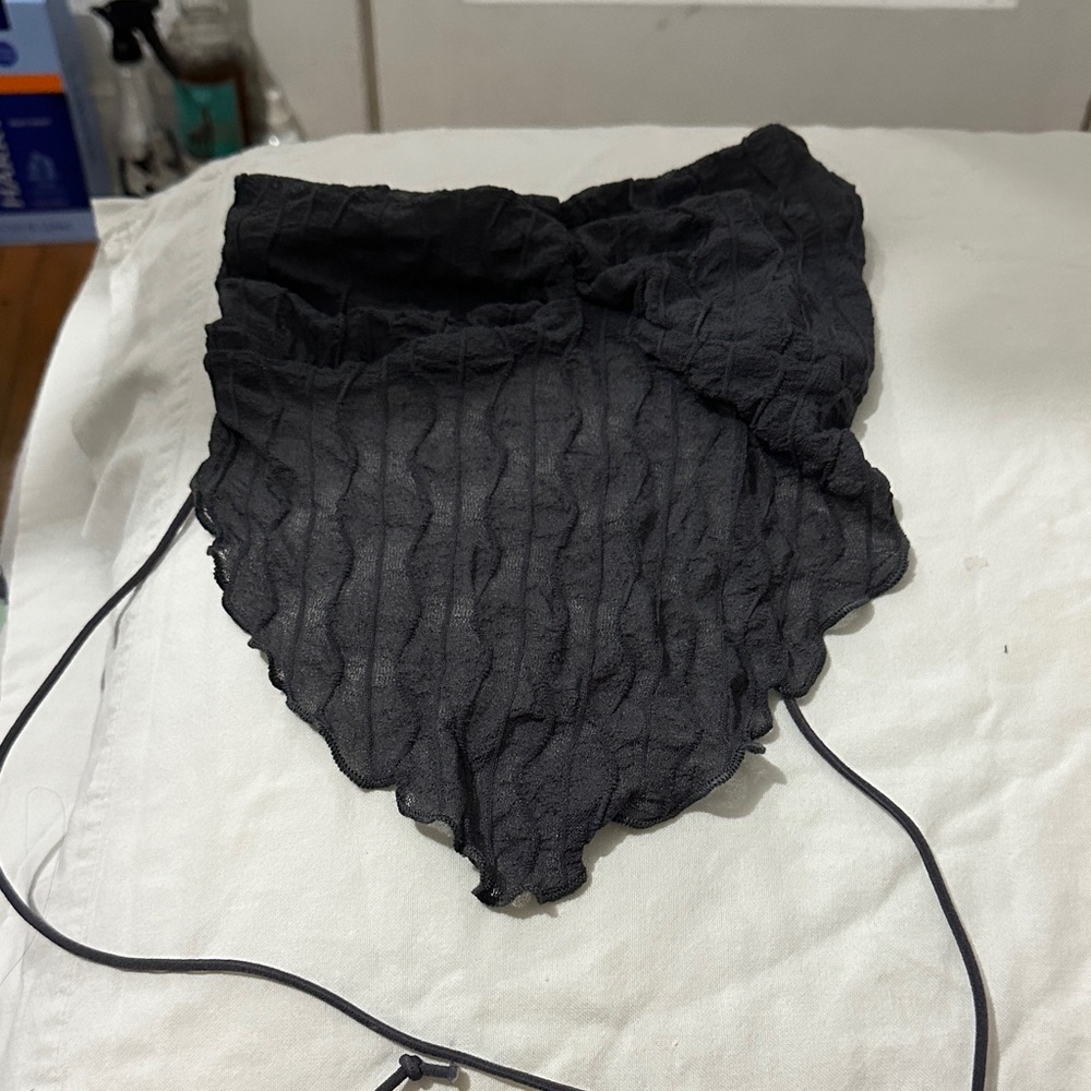 SHEIN strapless crop top